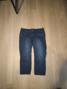 Dark Wash Cropped Jeans Suko Jeans